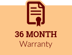 36 Month Warranty