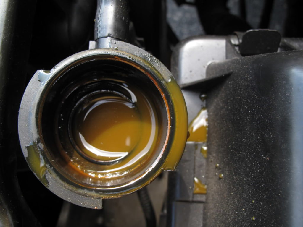 If your coolant is this color, it's most likely time for a cooling system flush.